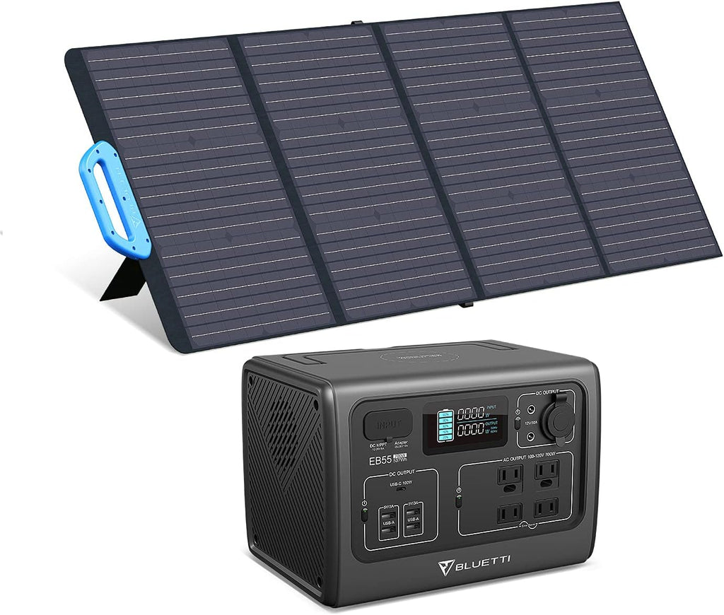 Portable Power Station with 120W Foldable Solar Panel I826