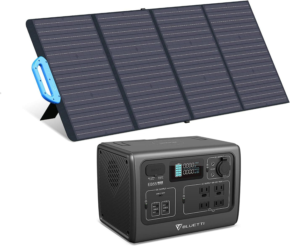 Portable Power Station with 120W Foldable Solar Panel I826