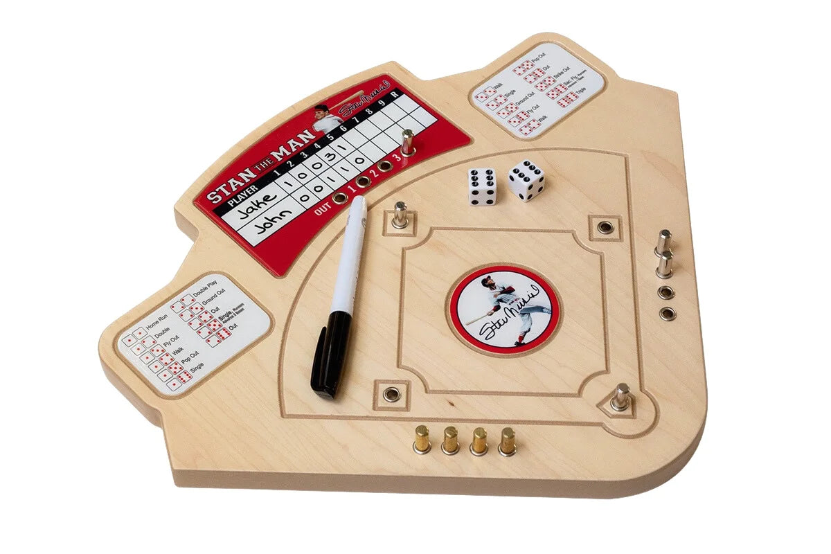 Handcrafted Wooden Baseball Game P39394