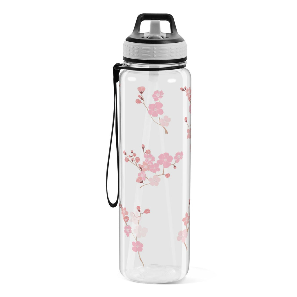 Pink Flowers Cherry Floral Branch 32oz Tritan Leakproof Sports Bottle B87968