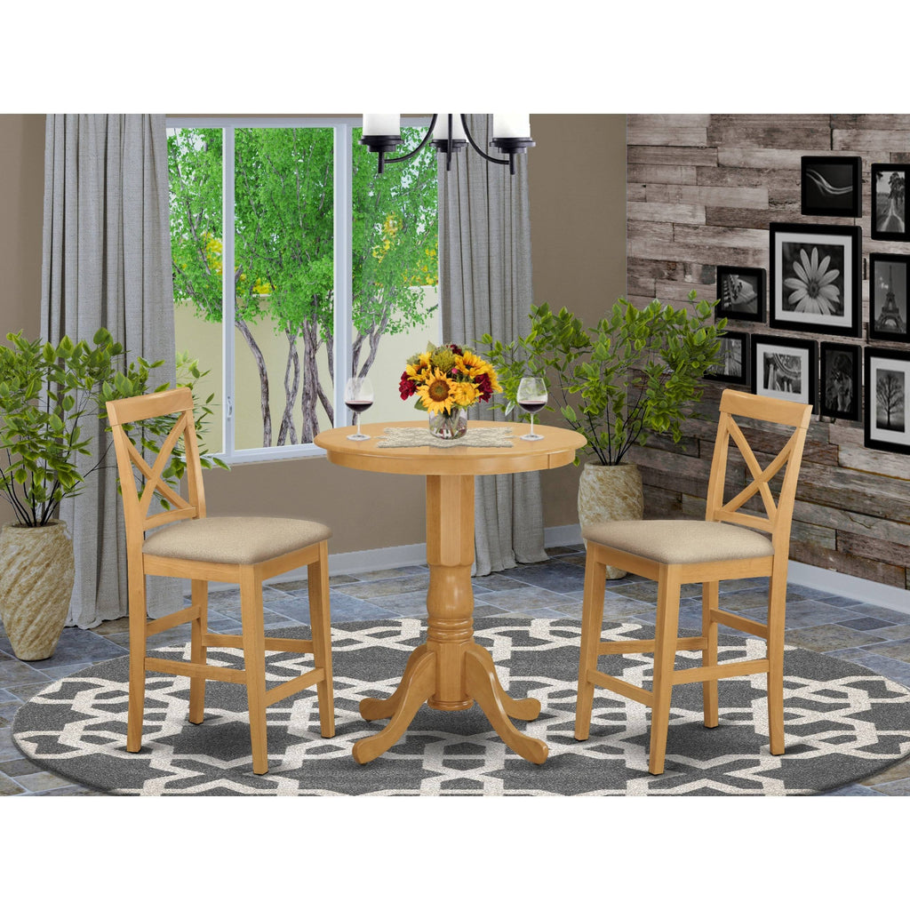 3 Piece Counter Height Table and 2 Chairs Set X885