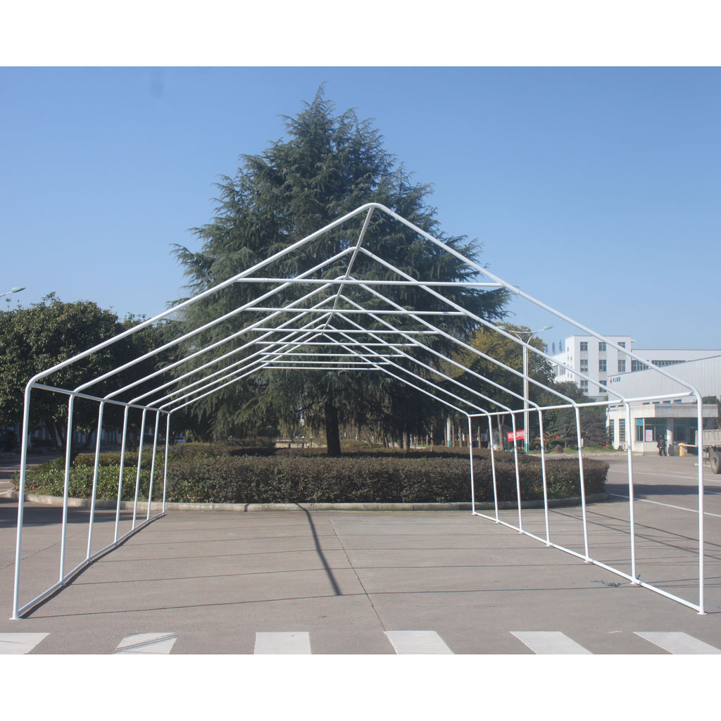 20 X 40 FT White Heavy Duty Outdoor Canopy Tent with Windows I92785