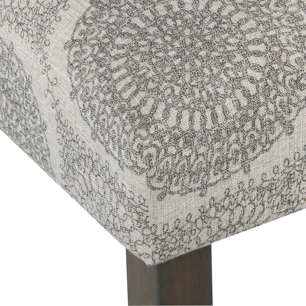 Gray Medallion Parsons Dining Chair (Set of 2) Z128803