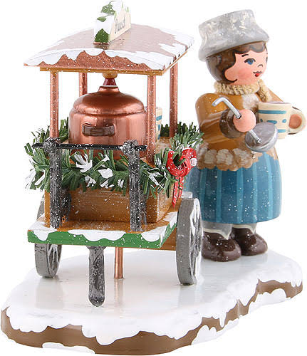 Winter Children Glogg Cart (8cm/3.1 inch) N3750