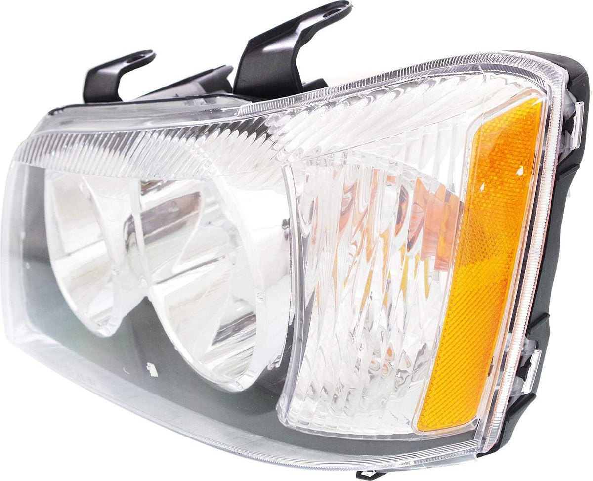 Headlight Set of 2 Clear Lens Halogen With bulbs W33693