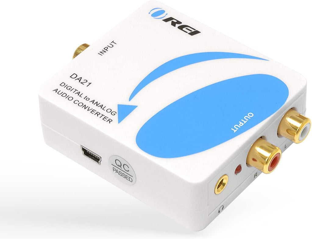 Digital to Analog Audio Converter Optical SPDIF/Coaxial to RCA L/R with 3.5mm Jack H193