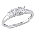 14kt White Gold 3-Stone Diamond Engagement Ring R54992