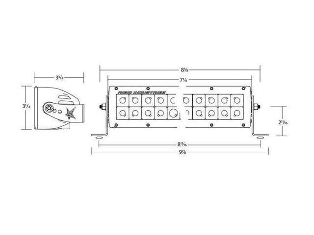 6x22 LED Spot Light Bar H874342