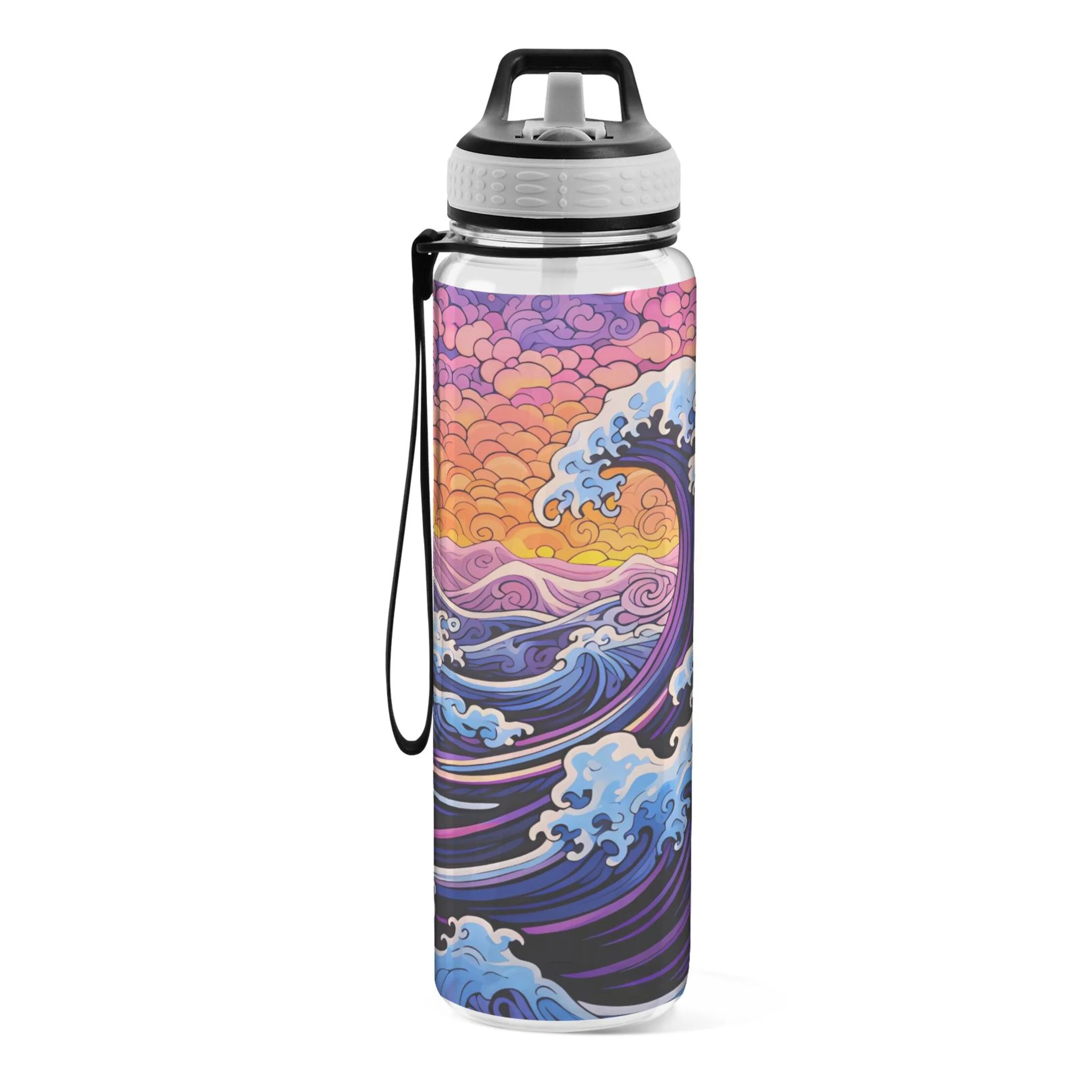 Purple 32oz Tritan Leakproof Sports Bottle K55613