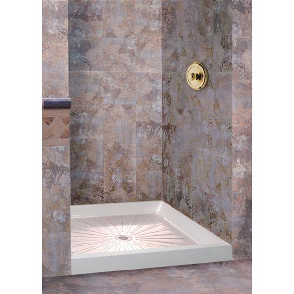 White Shower Floor - 36in x 36in M1416