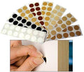 Almond PVC 9/16x22 Peel & Stick Screw Caps, 260 ct M132034