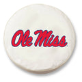 White Vinyl Fitted Spare Car Tire Cover S14054