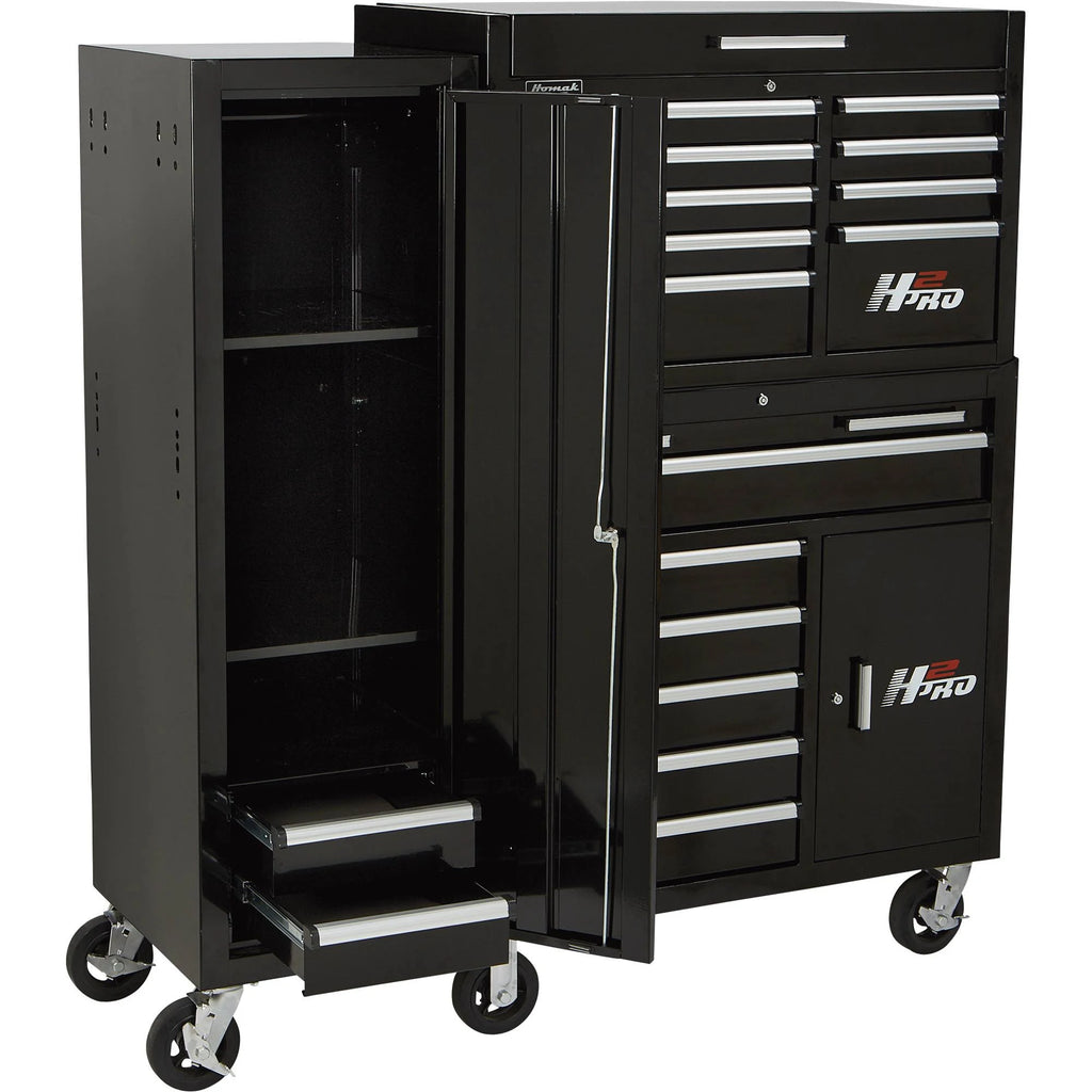 Black Full-Height Side Locker N27326