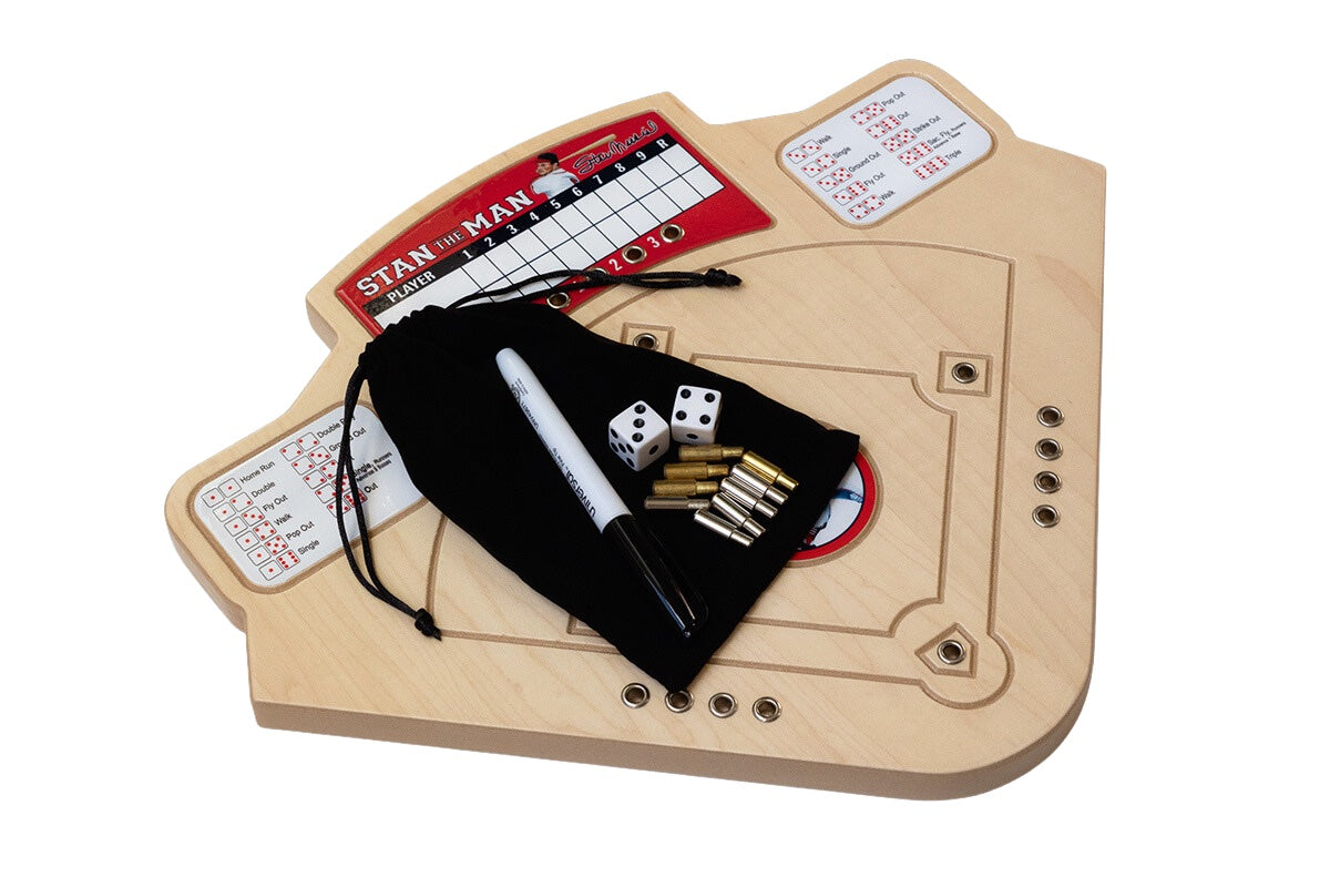 Handcrafted Wooden Baseball Game P39394