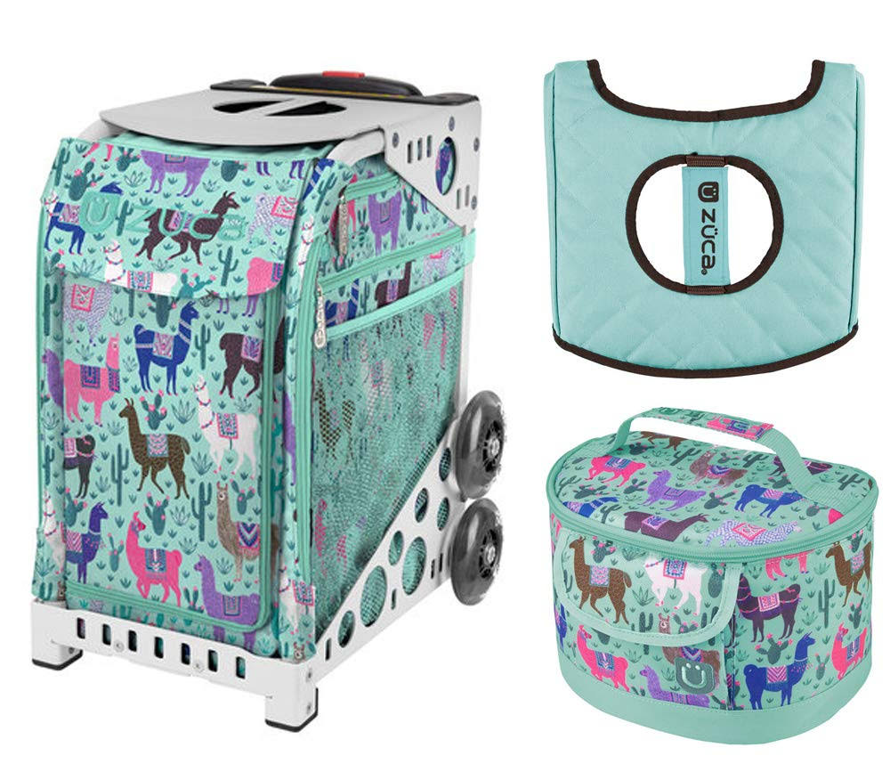 White Frame Sport Bag with Lunchbox and Seat Cover L735743