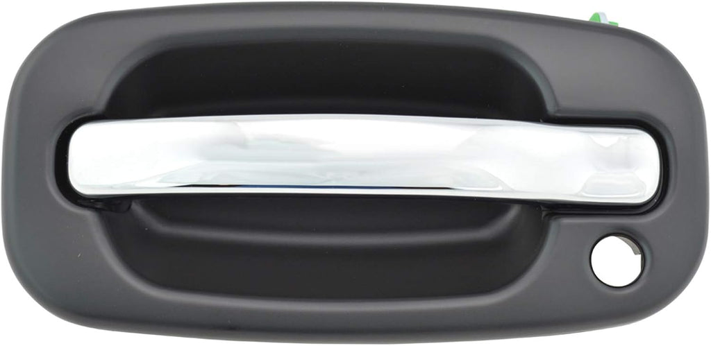 Chrome Black Exterior Door Handle Front Pair Set for Silverado Pickup Truck Pack of 2 S56528
