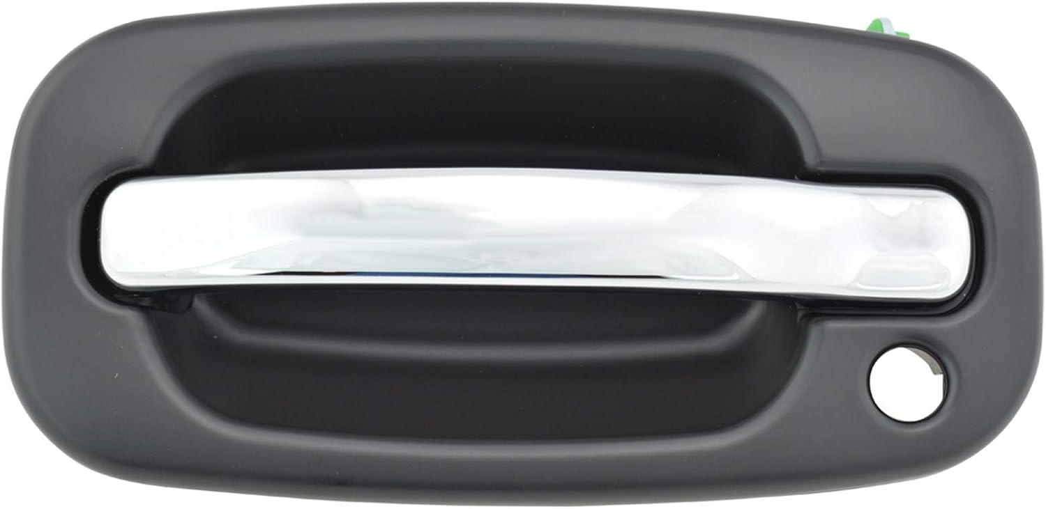 Chrome Black Exterior Door Handle Front Pair Set for Silverado Pickup Truck Pack of 2 S56528