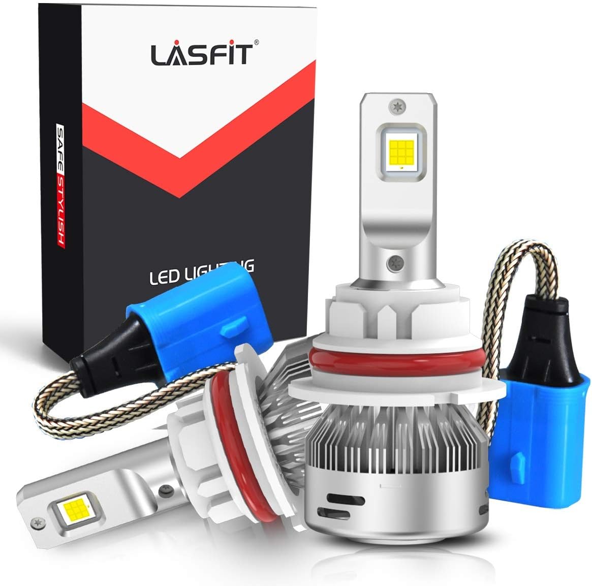 60w 6000lm 6000K Cool White LED Bulbs Conversion Kit Pack of 2 P326721