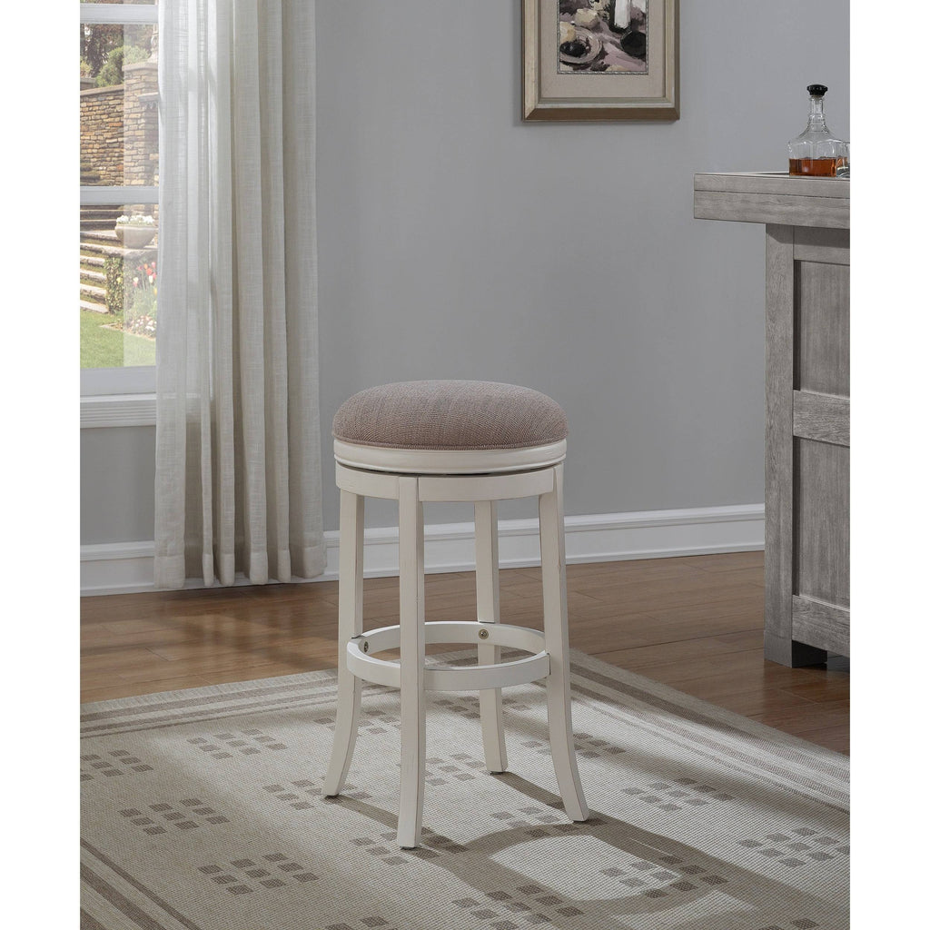 White Backless Tall Bar Stool C65532