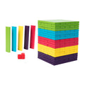 100 Pieces Wooden Blocks Stacking Game Building Kits Board Games V38452