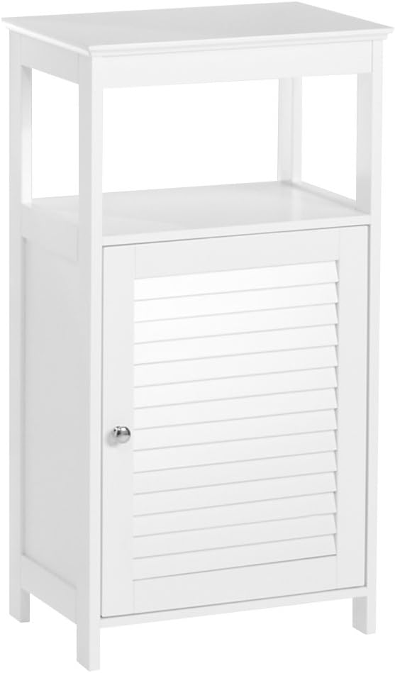 White Single Door Floor Cabinet X17939