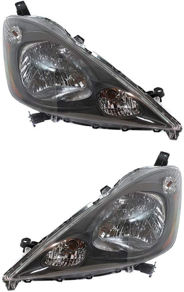 Headlight Assembly Pair for Honda Fit 2009-2014 B189
