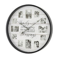 20" Round Farmhouse Wall Clock with Quartz Movement B634914