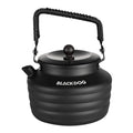 Compact Camping Kettle Teapot Aluminum Alloy Black Lightweight A62753