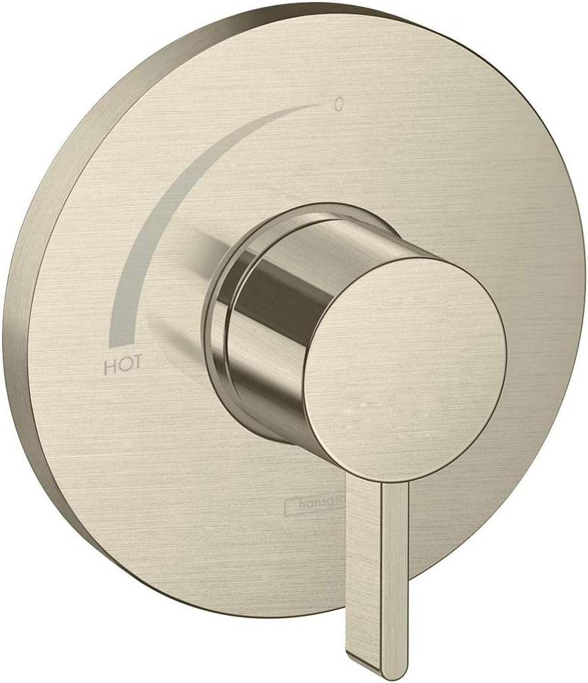 Matte Black 6-inch Wide Shower Valve Trim L754