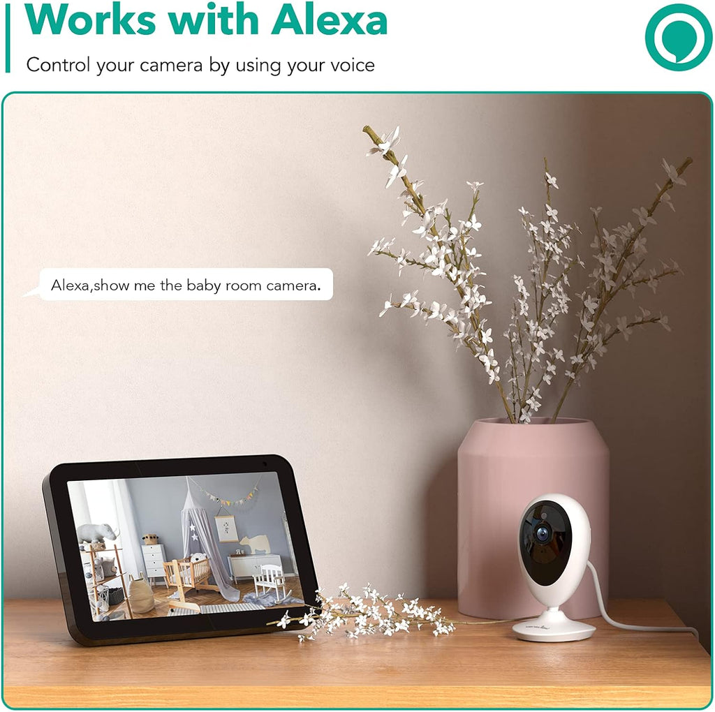 4 Pack 1080P WiFi Indoor Security Camera with Motion Detection Two-Way Audio Night Vision H28187