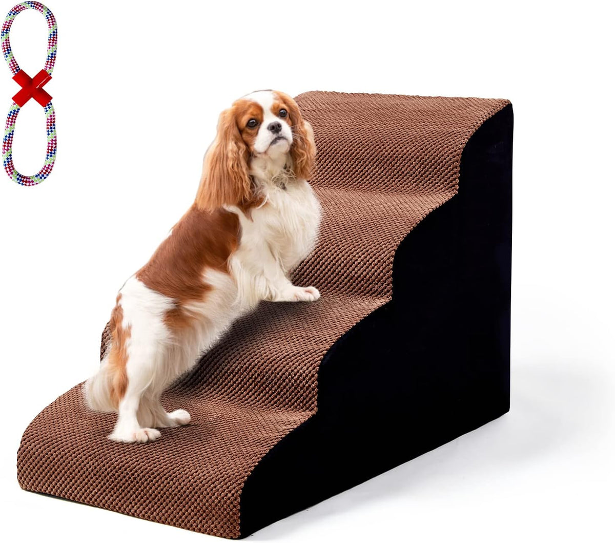 Foam Dog Stairs 4 Tiers Pet Ramp H76439