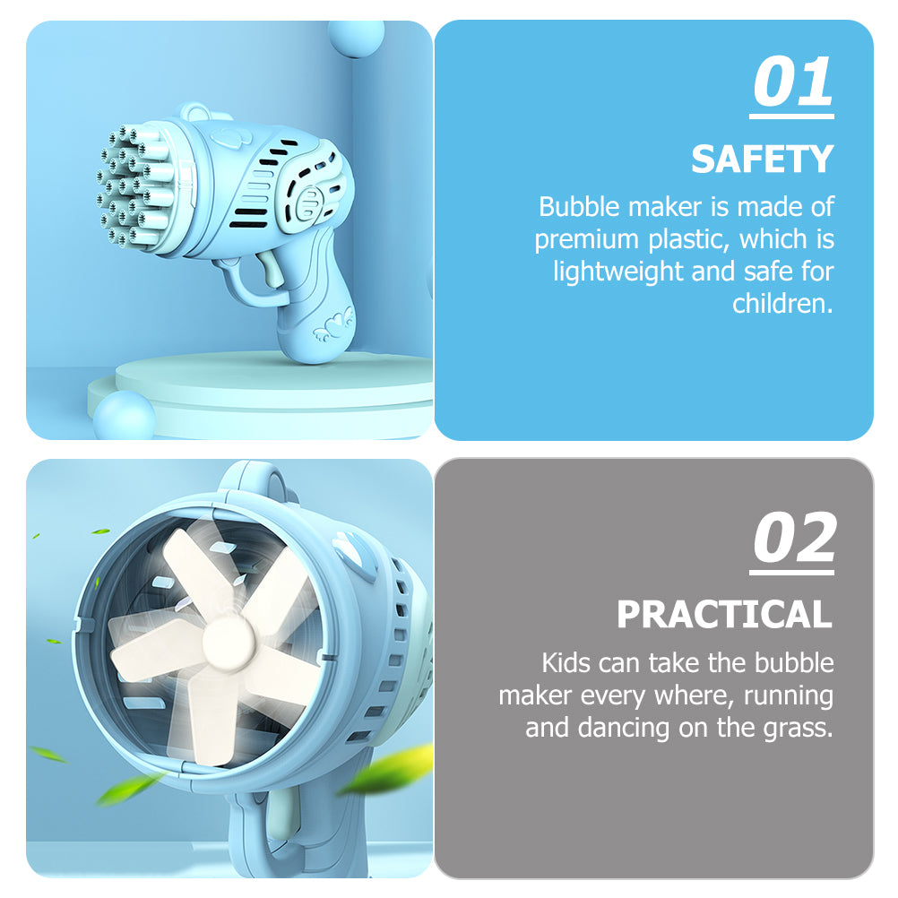 23 Hole Bubble Machine Bubble Blower Toy S843
