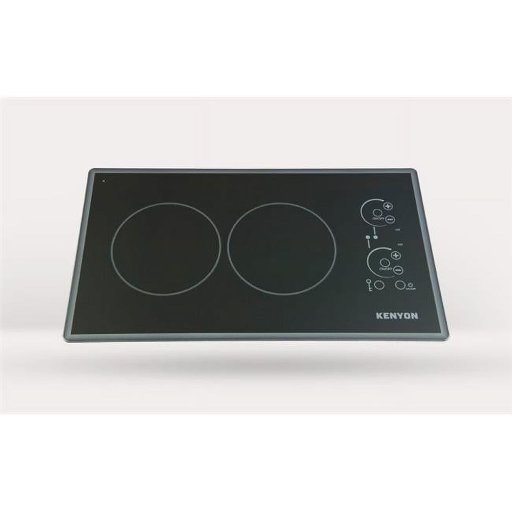 Black 2 Burner Trimline Cooktop with Touch Control V96839