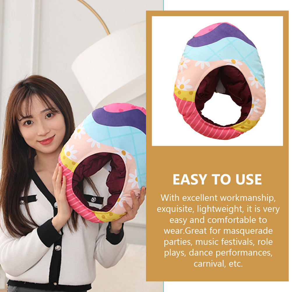 Egg Hood Hat Cap Plush Toy P9478