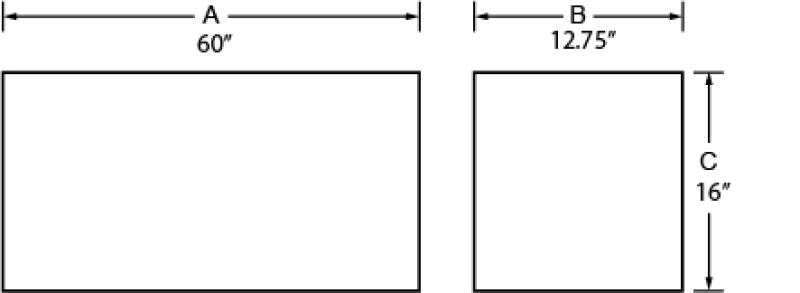 Steel Top Mount Storage Box T387399