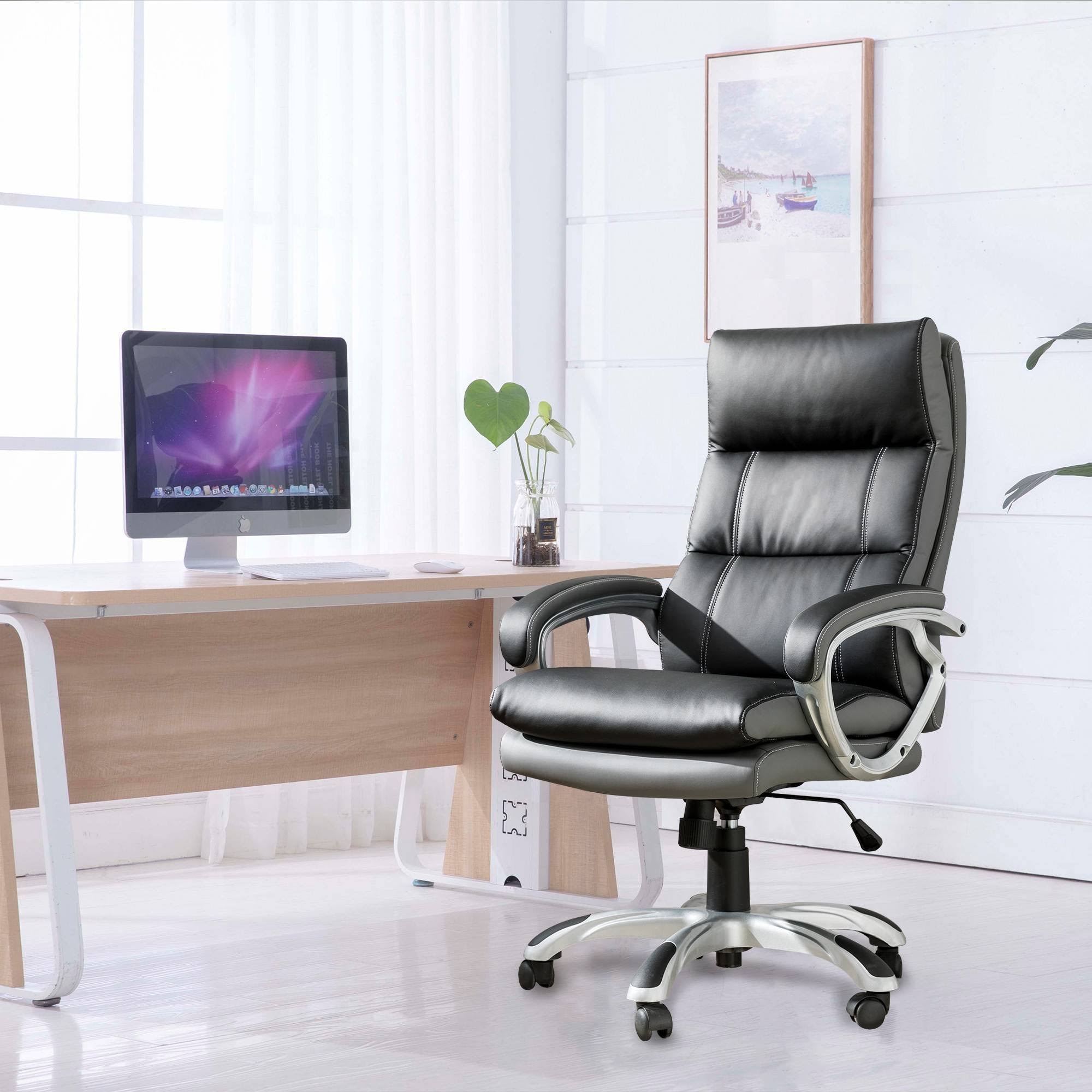 Black Swivel Office Chair F654755