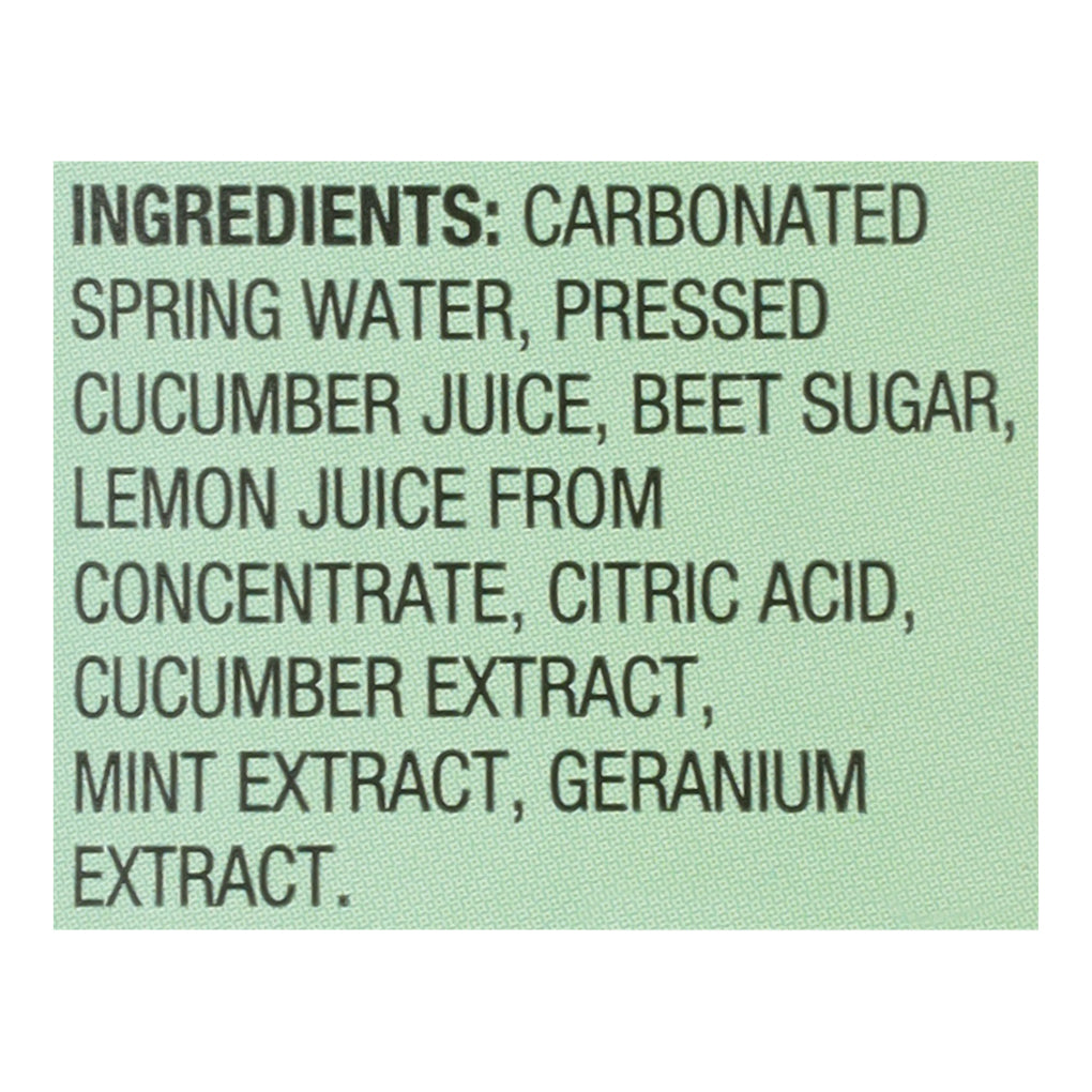 Cucumber & Mint Lemonade - Case of 6 - 25.4 FZ W249