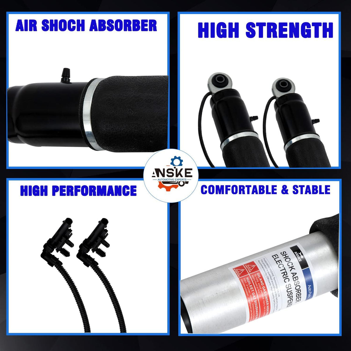 Rear Air Shock Absorber Strut for Cadillac Escalade ESV Suburban Chevy Tahoe GMC Yukon XL Z750