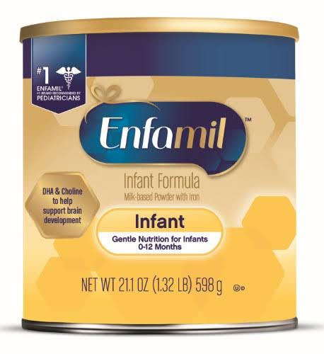 Infant Formula Powder, 21.1 oz Can, Case of 4 P300342