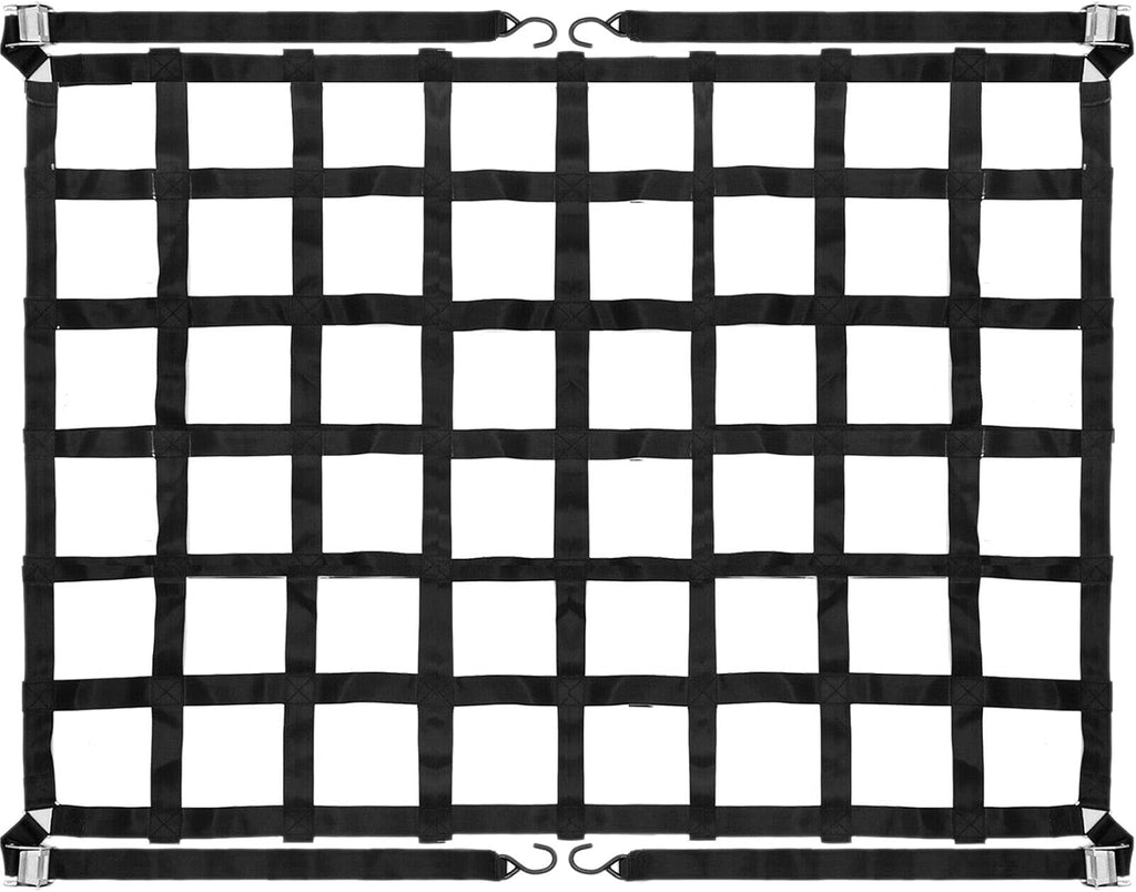 Heavy Duty Truck Bed Cargo Net with S-Hooks, 1100LBS, Pack of 2 D884