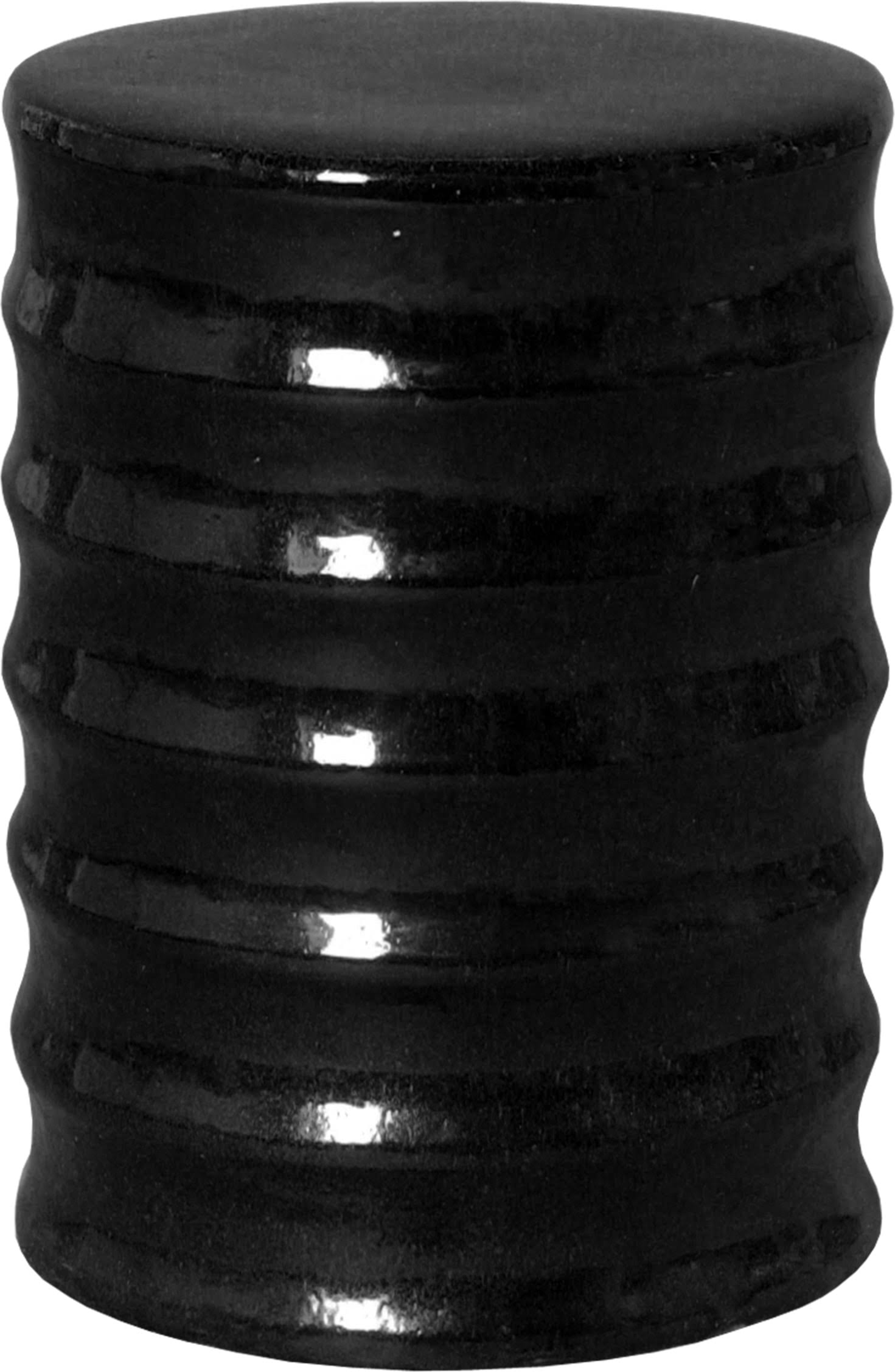 Bamboo Garden Stool Black Z191738