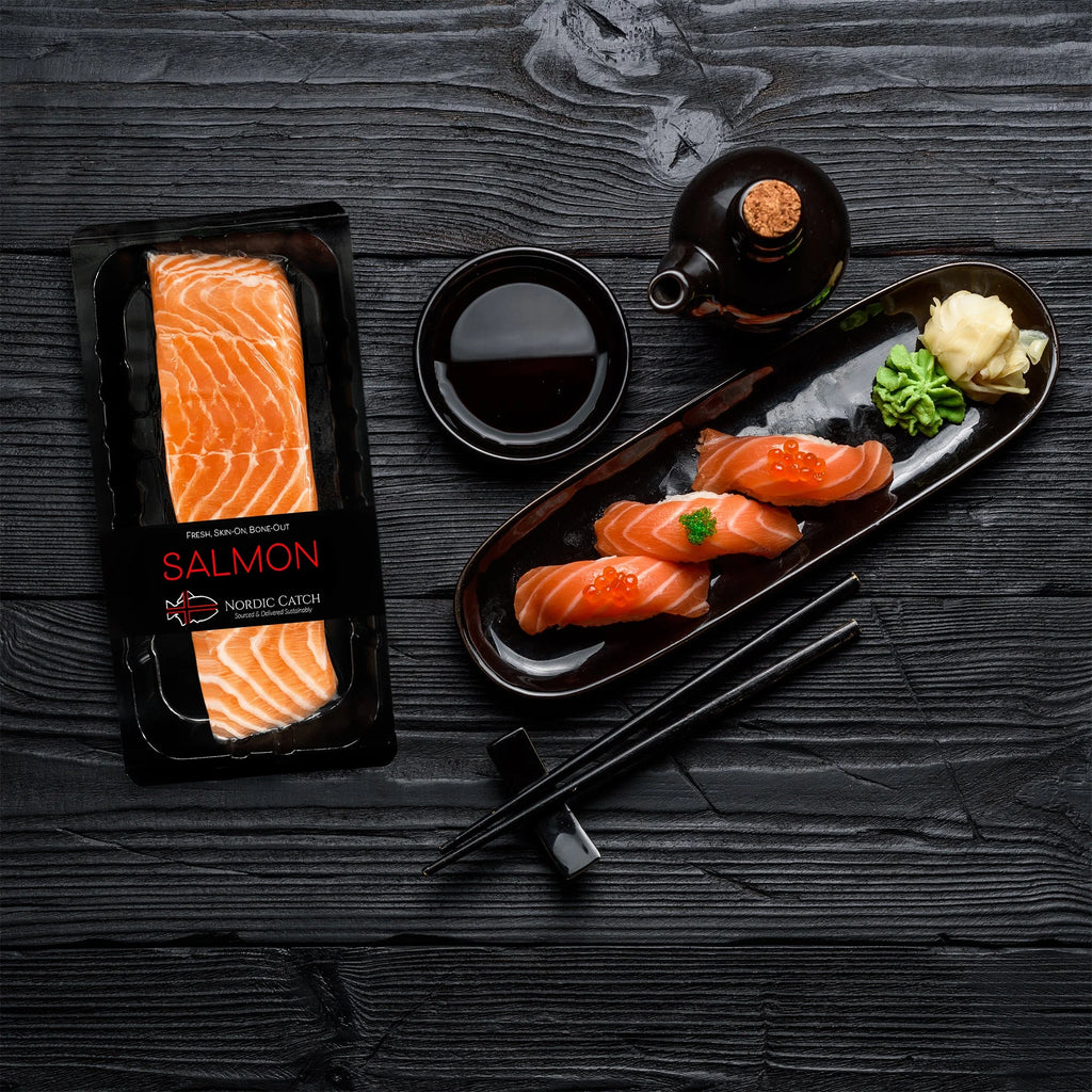 Sashimi Grade Salmon Fillet 10.6oz H3404