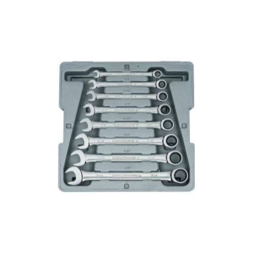 8 pc. Combination Ratcheting Wrench Set SAE Y2851