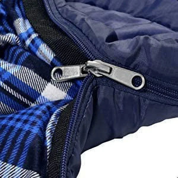 Cotton Flannel Queen Size 2 Person Waterproof Sleeping Bag J8256
