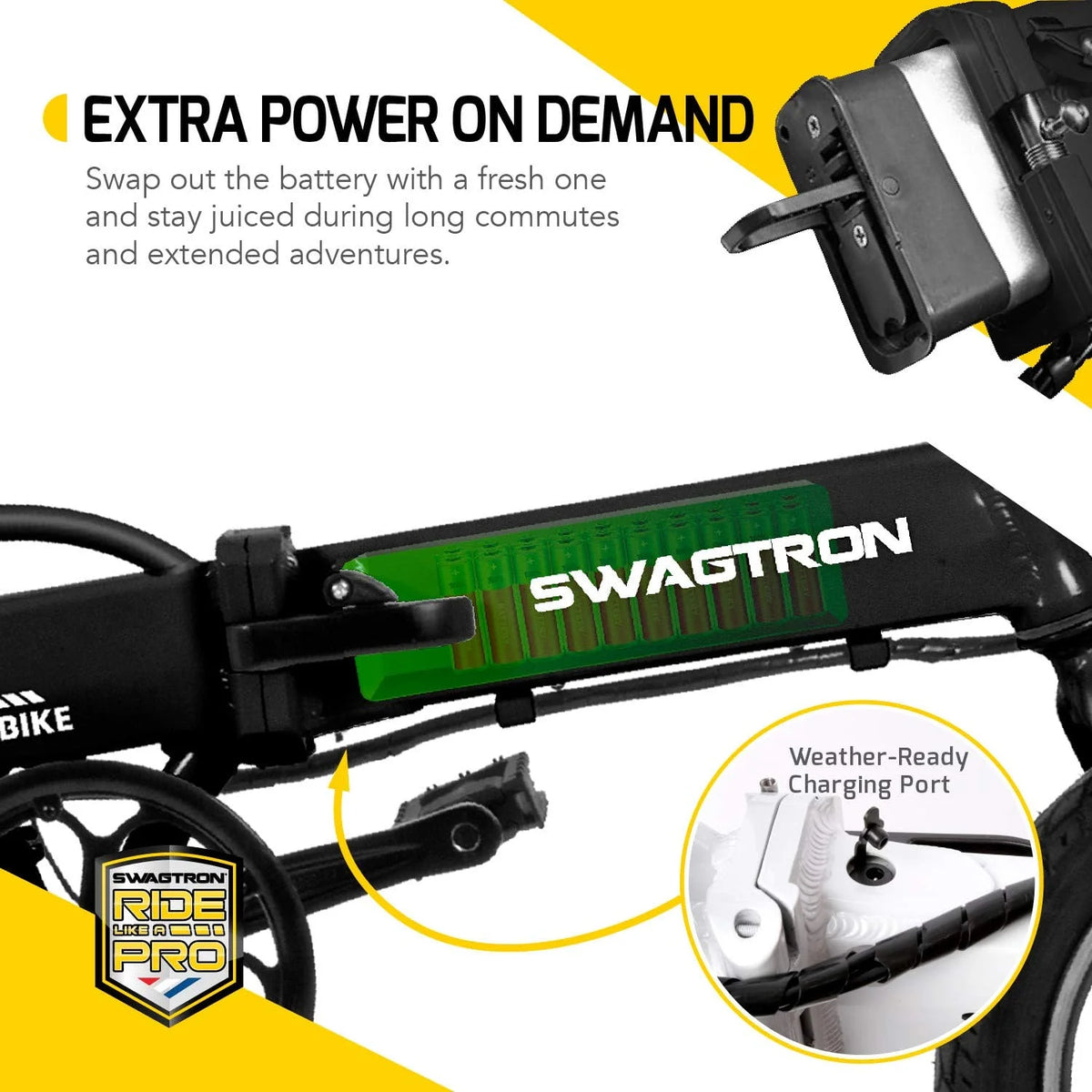 Lightweight Aluminum Folding Electric Bike with Pedals L500