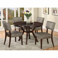 Side Chair in Espresso/Gray C682