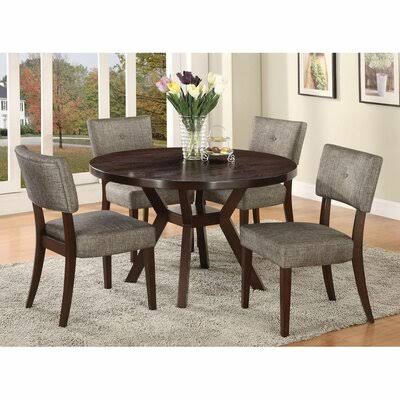 Side Chair in Espresso/Gray C682