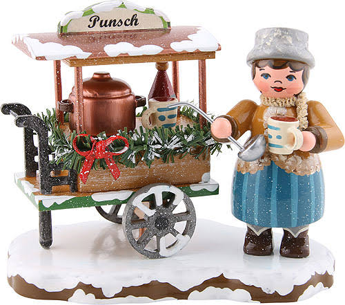 Winter Children Glogg Cart (8cm/3.1 inch) N3750