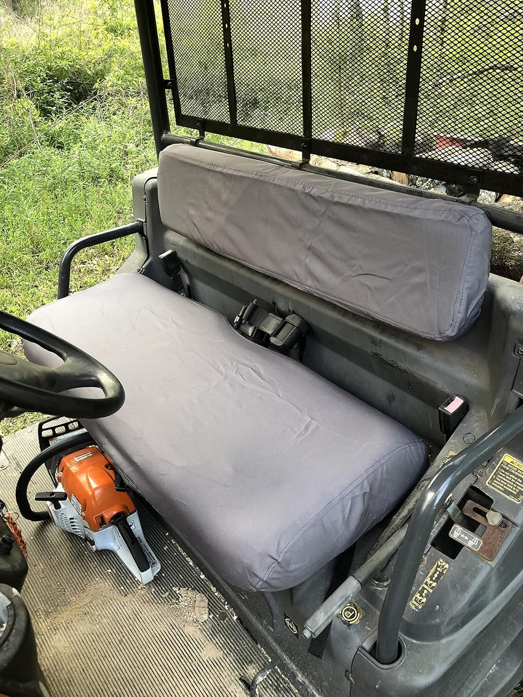 Gray Waterproof Seat Covers Pack of 2 Y589