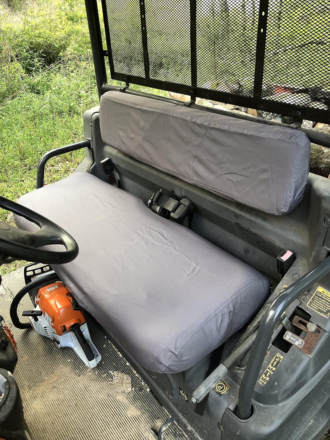 Gray Waterproof Seat Covers Pack of 2 Y589
